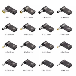 100W USB Type C To Dc Power Jack Connector USB C To Universal Laptop Power Adapter ปลั๊กแปลงสำหรับ asus Dell โน้ตบุ๊ค