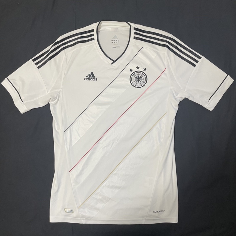 (ของแท้100%) ADIDAS GERMANY EURO 2012 Home Kit size L เสื้อฟุตบอล ทีมชาติเยอรมัน ยูโร ชุดเหย้า สีขาว ของแท้ หายาก