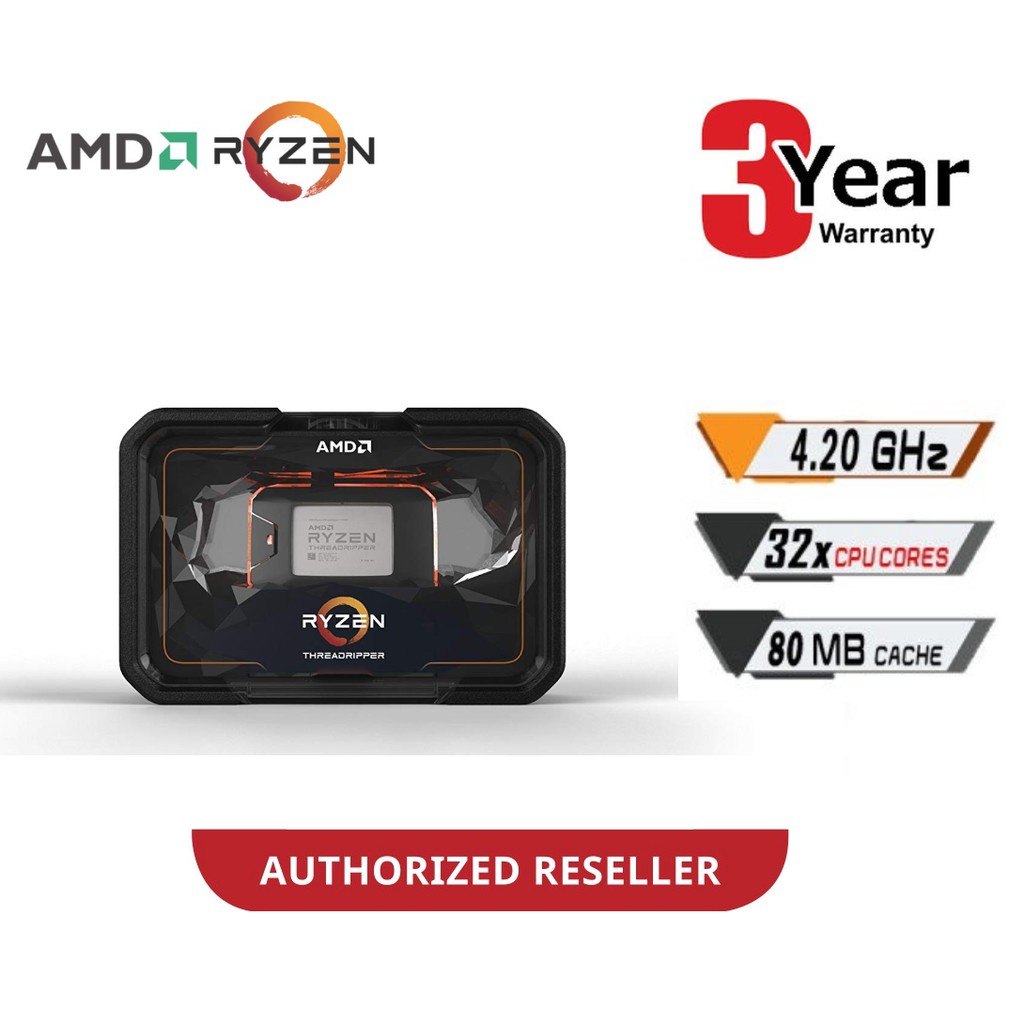 โปรเซสเซอร์ AMD TR4 RYZEN THREADRIPPER 2990WX 4.2GHZ YD299XAZAFWOF