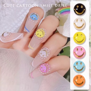 20ชิ้น/เรซิ่นหน้ายิ้ม เรซิ่นแต่งเล็บ nail smiley face jewelry