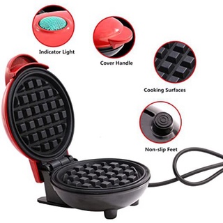 เครื่องทำวาฟเฟิล Mini Waffle Maker เครื่องทำขนมรังผึ้ง