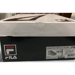 FILA - FILA Disruptor II Metallic Accent รองเท้าลำลองผู้หญิง Size US 10.5