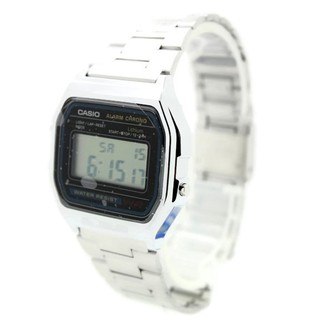 Casio นาฬิกา ชาย-หญิง สายเหล็ก ทรงเหลี่ยม ระบบดิจิตอล - CSS0001