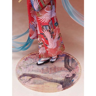 ฟิกเกอร์ PVC อนิเมะ Hatsune Stronger Miku Kimono Yukata Hanairogoromo