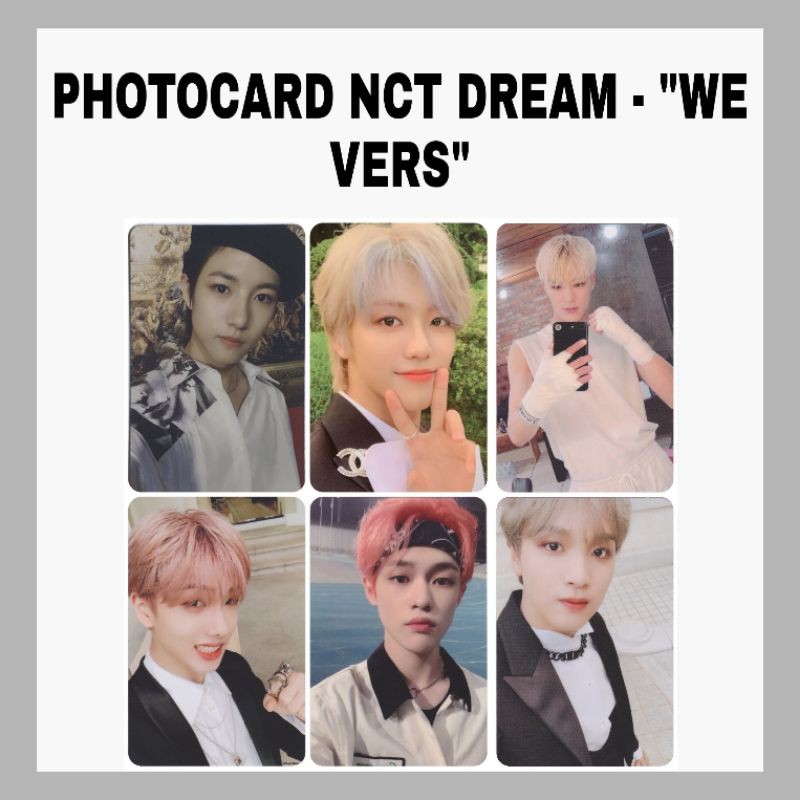 โฟโต้การ์ดอย่างเป็นทางการ NCT DREAM - WE BOOM KPOP