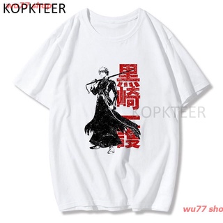 เสื้อยืดโอเวอร์ไซส์wu77 shop New เสื้อยืดพิมพ์ลายการ์ตูน BLEACH Soul Out สไตล์ญี่ปุ่นสําหรับผู้ชาย saleS-3XL