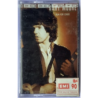 Cassette Tape เทปคาสเซ็ตเพลง Gary Moore Run For Cover ลิขสิทธิ์ ซีล