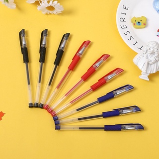 ปากกาหมึกเจล มี 3 สีให้เลือก 0.5mm หัวเข็ม ปากกาหัวเข็ม ปากกาน้ำเงิน