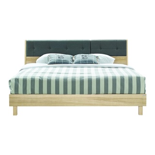 Koncept furniture เตียงนอน 6 ฟุต รุ่น Bente สีไม้อ่อน (191x218x96 ซม.)
