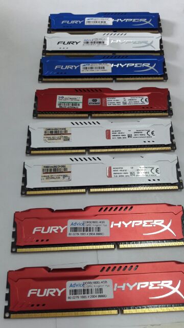 RAM PC HyPER X FURy KingsTon4Gb DDR3bus1600ประกันศูนย์ L-T