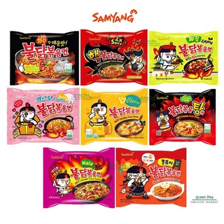 💥มีของจ้าา💥🚫แบ่งขาย🚫 มาม่าเกาหลี SamYang (1ซอง) มาม่า/ราเม็ง สไตร์เกาหลีมีหลายสูตรให้เลือก คาโบนาร่า ชีส เป็นต้น