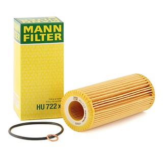 กรองน้ำมันเครื่อง BMW E60/M47 ยี่ห้อMann Filter HU722X