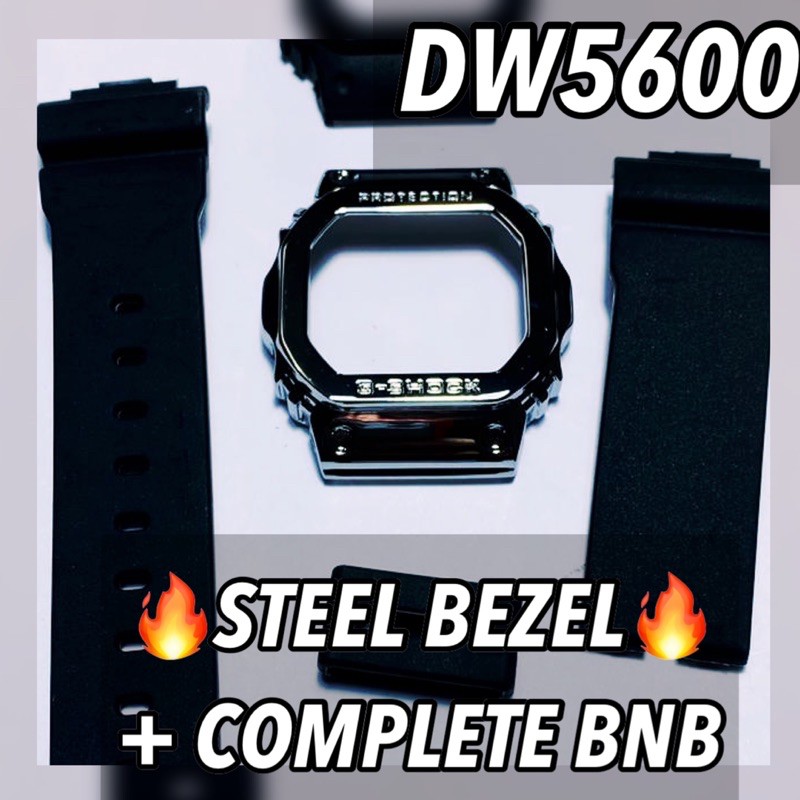 Bnb DW5600 / GWB5600 ชุดกรอบเหล็ก สีเงิน เนื้อแมตต์ สีดํา สําหรับ BNB SET PROJECT ปีใหม่ 2021