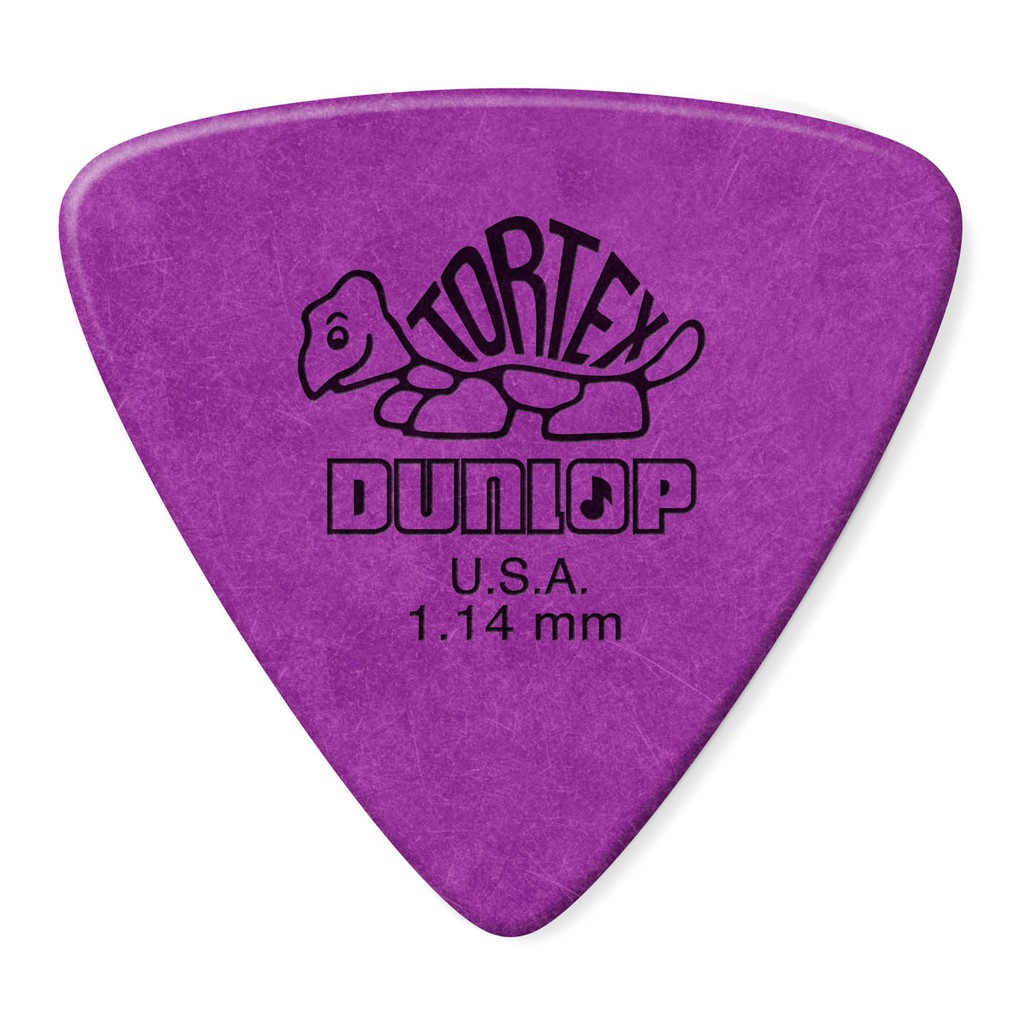 ปิ๊กDunlop รุ่น TORTEX TRIANGLE 1.14 mm ม่วง ปิ๊ก ปิ๊ค ปิ๊กกีต้าร์