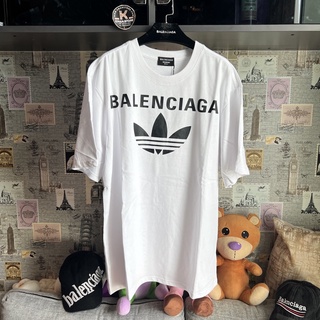 B บีบี Balen x Adidas logo print Tshirt (เกรดพรีเมี่ยมพร้อมส่ง) บาเลน