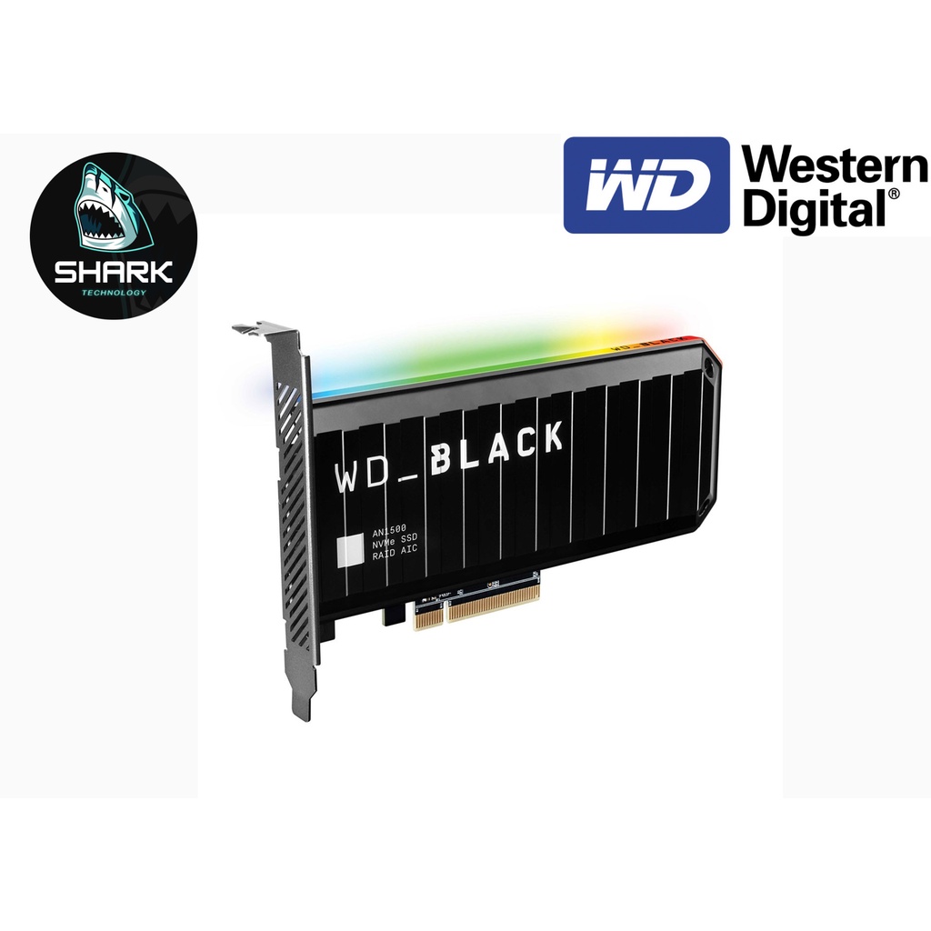 WD BLACK AN1500NVMe PCIe Gen3 x8 1TB.  Read up to 6500MB/s ,Write up to 4100MB/s , 5YEAR