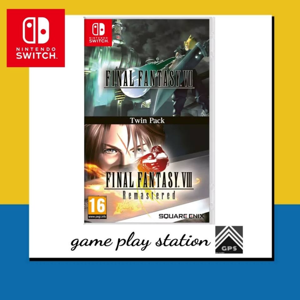 nintendo switch final fantasy vii - viii twin pack ( english zone 2 )