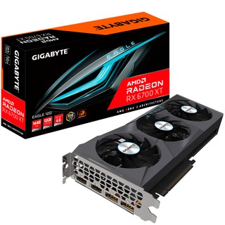 VGA (การ์ดแสดงผล) GIGABYTE Radeon RX 6700 XT EAGLE 12G (GV-R67XTEAGLE-12GD)