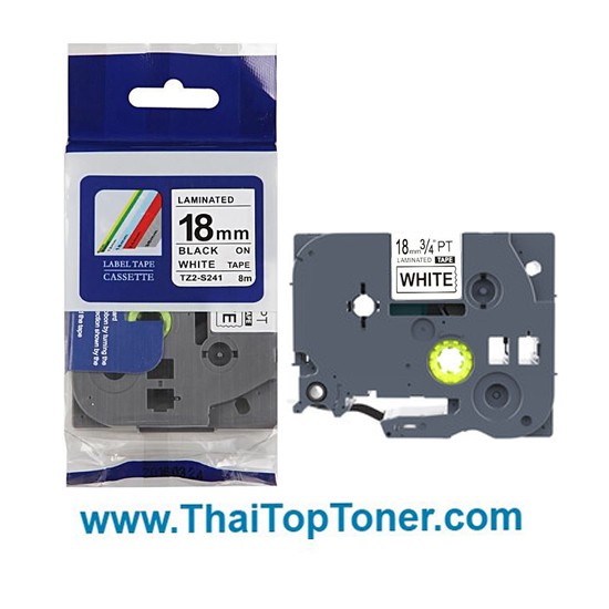เทปพิมพ์อักษร TZ2-S241 (เทียบเท่า) Brother TZE-S241