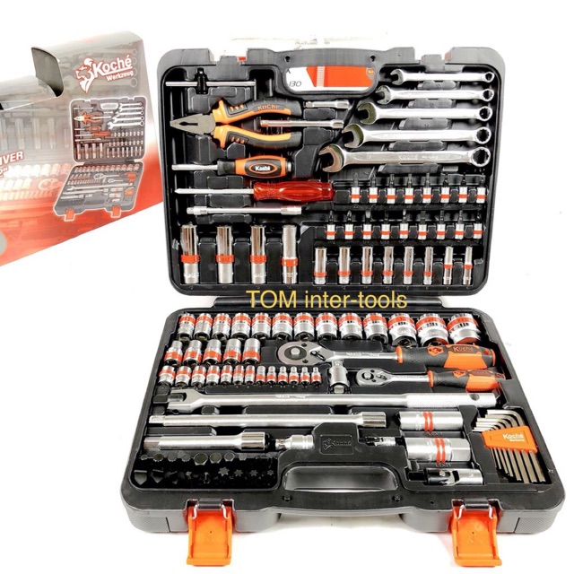 บล็อกชุด เครื่องมือ Koche 111 แท้ SOCKET & SCREWDRIVER SET เป็นชุดยอดนิยม