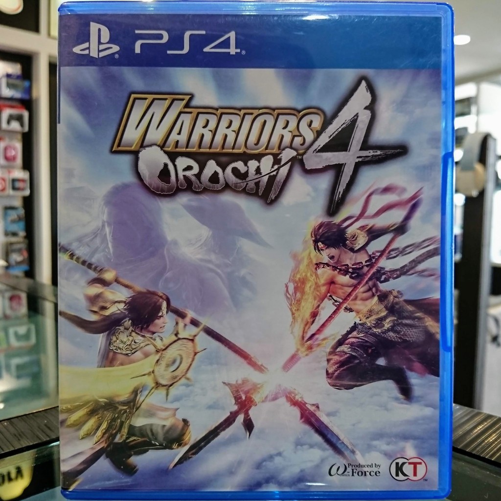 (ภาษาอังกฤษ) มือ2 Warriors Orochi 4 แผ่นเกม PS4 แผ่นPS4 มือสอง (เล่น2คนได้ Warrior Orochi เกม3ก๊ก สา
