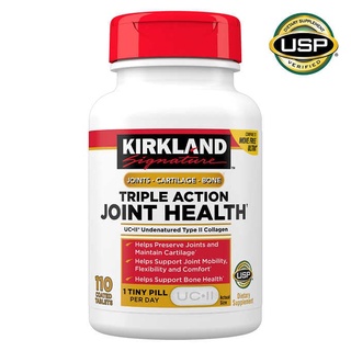 🔥🔥Exp.11/2024 Kirkland Joint Health 110 เม็ด ดูแลไขข้อด้วยคอลลาเจน+ไฮยาลูรอน