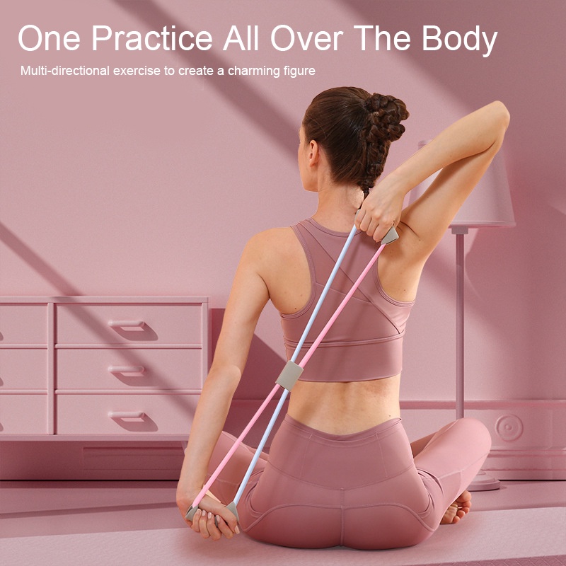 เชือกยางยืด ต้านแรงต้าน สําหรับออกกําลังกาย เล่นโยคะ