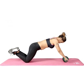 Ab wheel exercise roller ลูกกลิ้งคู่บริหารสร้างกล้ามเนื้อ