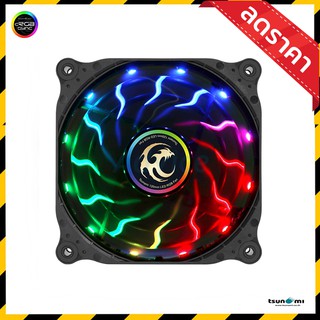 พัดลมเคส FAN CASE 12cm TSUNAMI Phanton RGB ไฟสวย