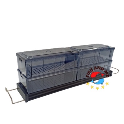 Sobo F-60 กล่องกรองหยด 2 ชั้น 60 ซม. ไส้กรองตู้ปลาด้านบน