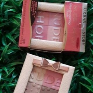 แป้งไฮไลท์+บลัชออน Urban NEW Nude Wear Glowing Nude Powder