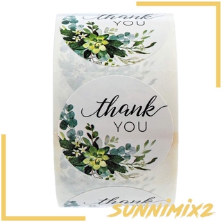 ( Sunnimix2 ) สติ๊กเกอร์ลาย Thank You สําหรับตกแต่ง 500 ชิ้น