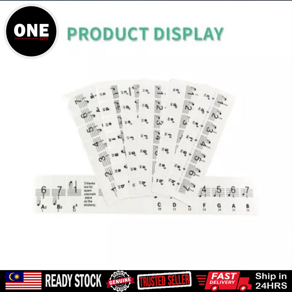 🥨*Piano Stickers Removable Keyboard Sticker for 88/61/54/49 Keys钢琴可拆卸贴纸