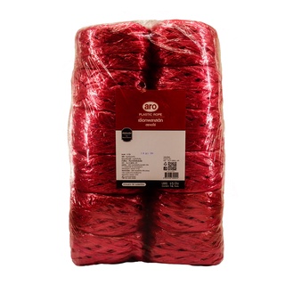 เอโร่ เชือกฟาง ขนาด 2 นิ้ว แพ็ค 12 ม้วน101356aro Plastic Rope Size 2" x 12 pcs Aero Straw Rope Size 2" Pack of 12 Rolls