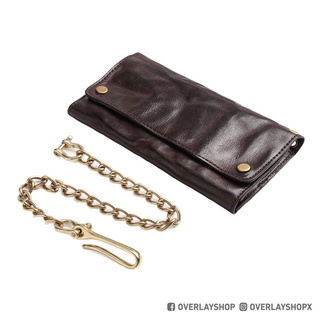 กระเป๋าหนังแท้ OVERLAY VINTAGE WALLET