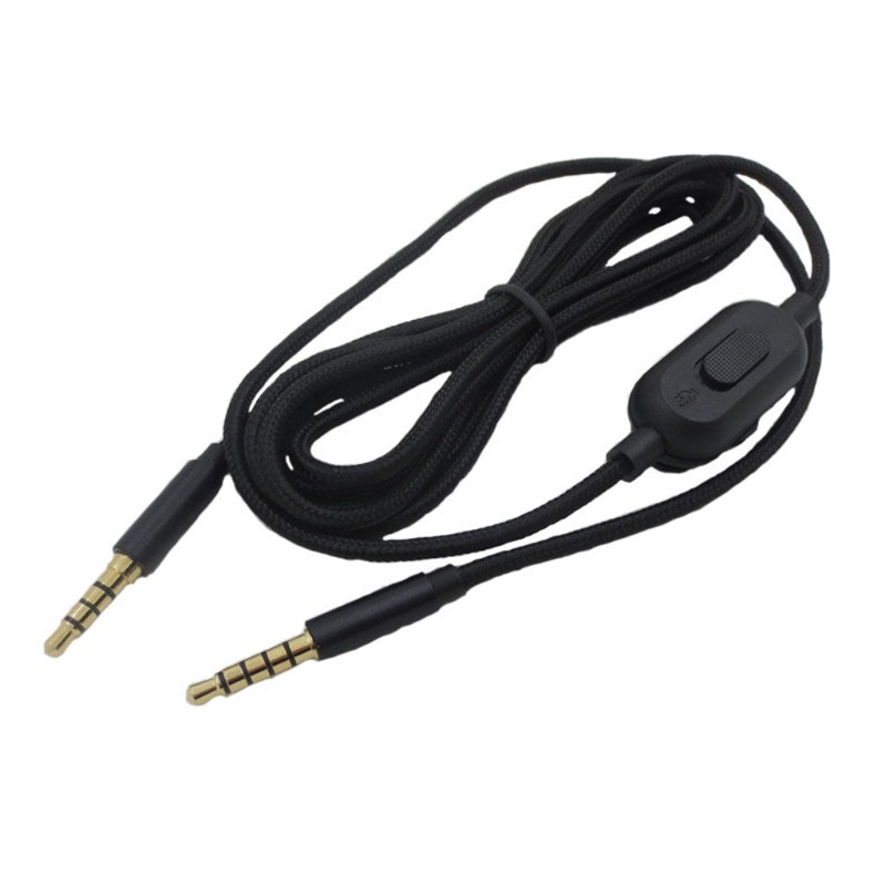 audio earphone cable for astro a10 a40 gaming headset with volume control