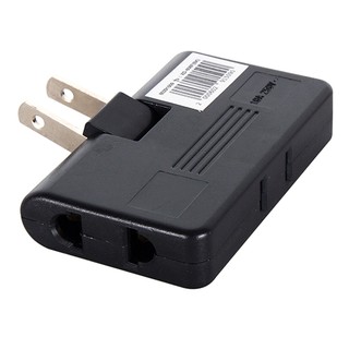 ปลั๊กแปลง 10A 250V LUZINO รุ่น XD-608F สีดำ สีขาว