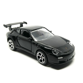 Majorette Porsche 911 GT3 - Black Color /Wheels 5Y /scale 1/59 (3 inches) no Package