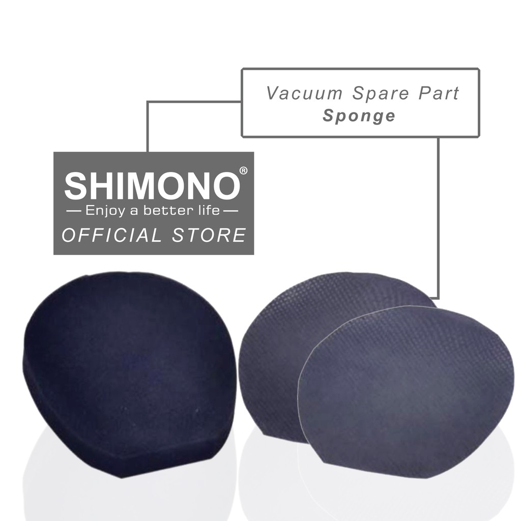 Shimono Pro อะไหล่เครื่องดูดฝุ่นไซโคลน SVC 1016 ฟองน้ํากรอง พร้อมฟองน้ําด้านหลัง