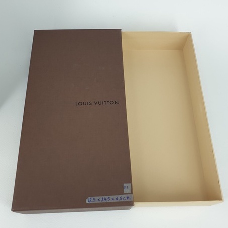 กล่องลิ้นชักหลุยส์แท้ กล่องหลุยส์แท้ Louis Vuitton Authentic Boxes สำหรับกระเป๋าสตางค์ใบยาว Zippy Wallet