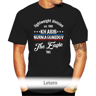 เสื้อยืดผ้าฝ้ายพิมพ์ลายแฟชั่นเสื้อยืดแขนสั้น พิมพ์ลาย Nurmagomedov The Eagle Est 1988 สําหรับผู้ชาย