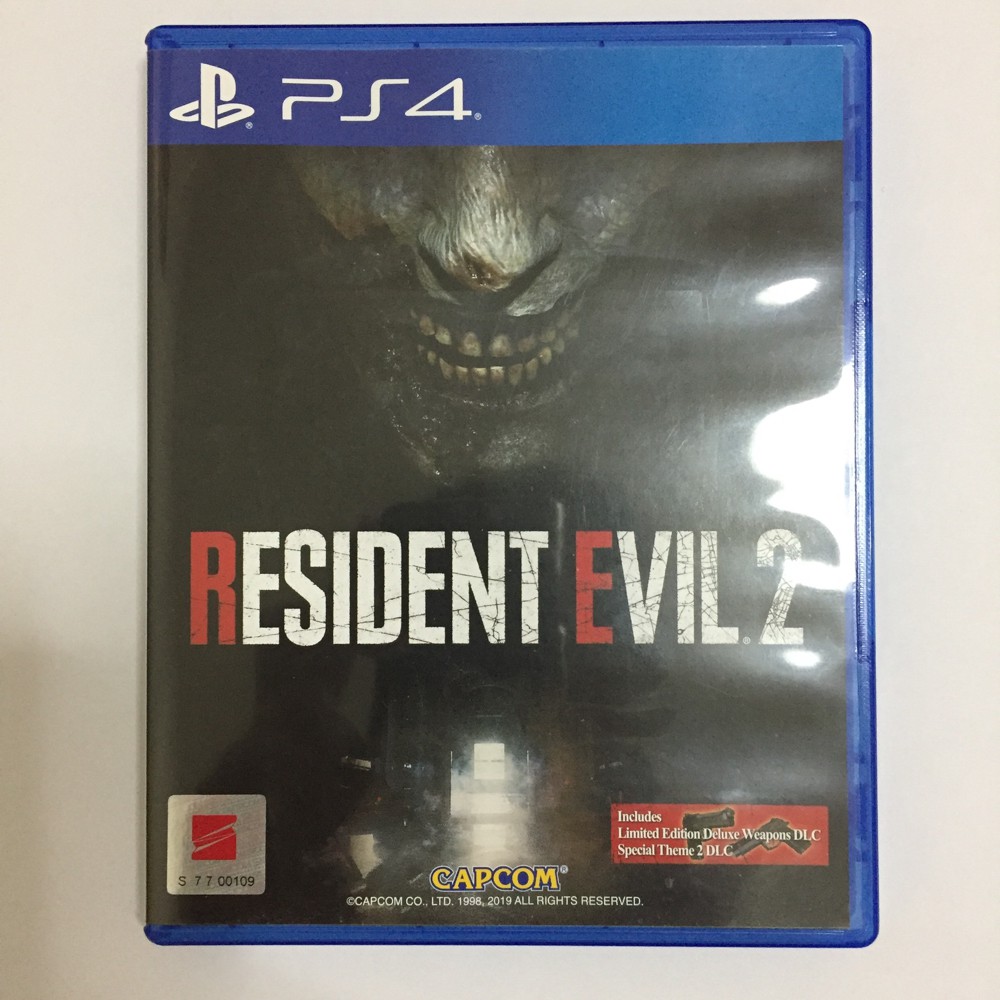 Resident Evil 2  แผ่นเกม PS4 มือสอง โซน 3 (Asia) ภาษา อังกฤษ/ญี่ปุ่น