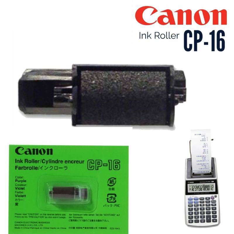 ผ้าหมึกเครื่องคิดเลข CP-16 Canon หมึกสีน้ำเงิน ใช้แทน Ink Roller CASIO ...