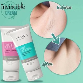 Gentle Non-irritation Semi-Permanent Hair Removal Cream / Armpit Legs Arms Hair Removal Nourishing Cream Fast Hair Removal