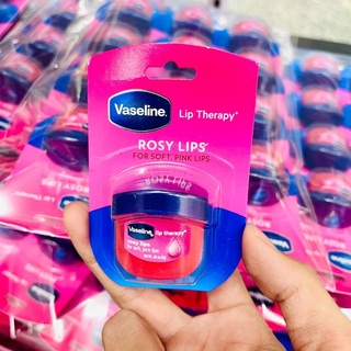 ลิปวาสลีน Vaseline วาสลีน ลิป เทอราฟี โรซี่ ลิป กลิ่นกุหลาบ​ [ 7 กรัม]​