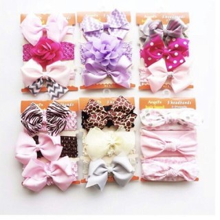 ผ้าคาดผมเด็ก ผ้านุ่ม ใส่สบาย baby head band 1แพค 3ชิ้น