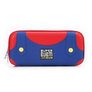 BUBM Switch-MLA กระเป๋าเคสกันกระเเทกพร้อมสเเตนด์พับได้ในตัวสำหรับ Nintendo Switch/ Switch OLED (Red)