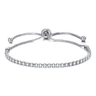 สร้อยข้อมือ กําไล เพชรสวิส Cubic Zirconia แฟชั่นผู้หญิง