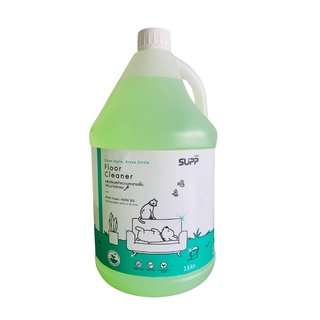 SUPP น้ำยาถูพื้น สูตรอ่อนโยน กลิ่นตะไคร้หอม ขนาด 3.8ลิตร Floor cleaner Gentle & Eco-friendly Lemongrass scent