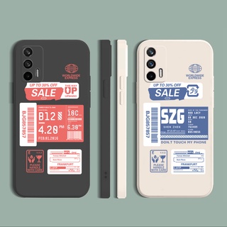 เคสซิลิโคนนิ่ม ขอบตรง ลายฉลาก DHL สําหรับ OPPO A16 A94 A53 A15 A15S A12 A7 A5S A52 A72 A92 A74 A54